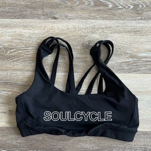 Lululemon SoulCycle black sports bra